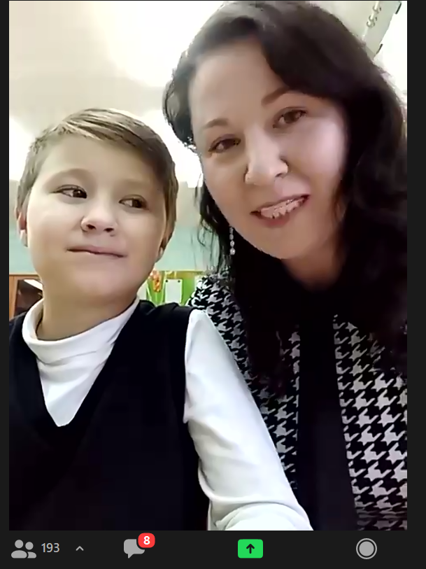 Анна Кокоткина и юный кондитер Матвей<br>